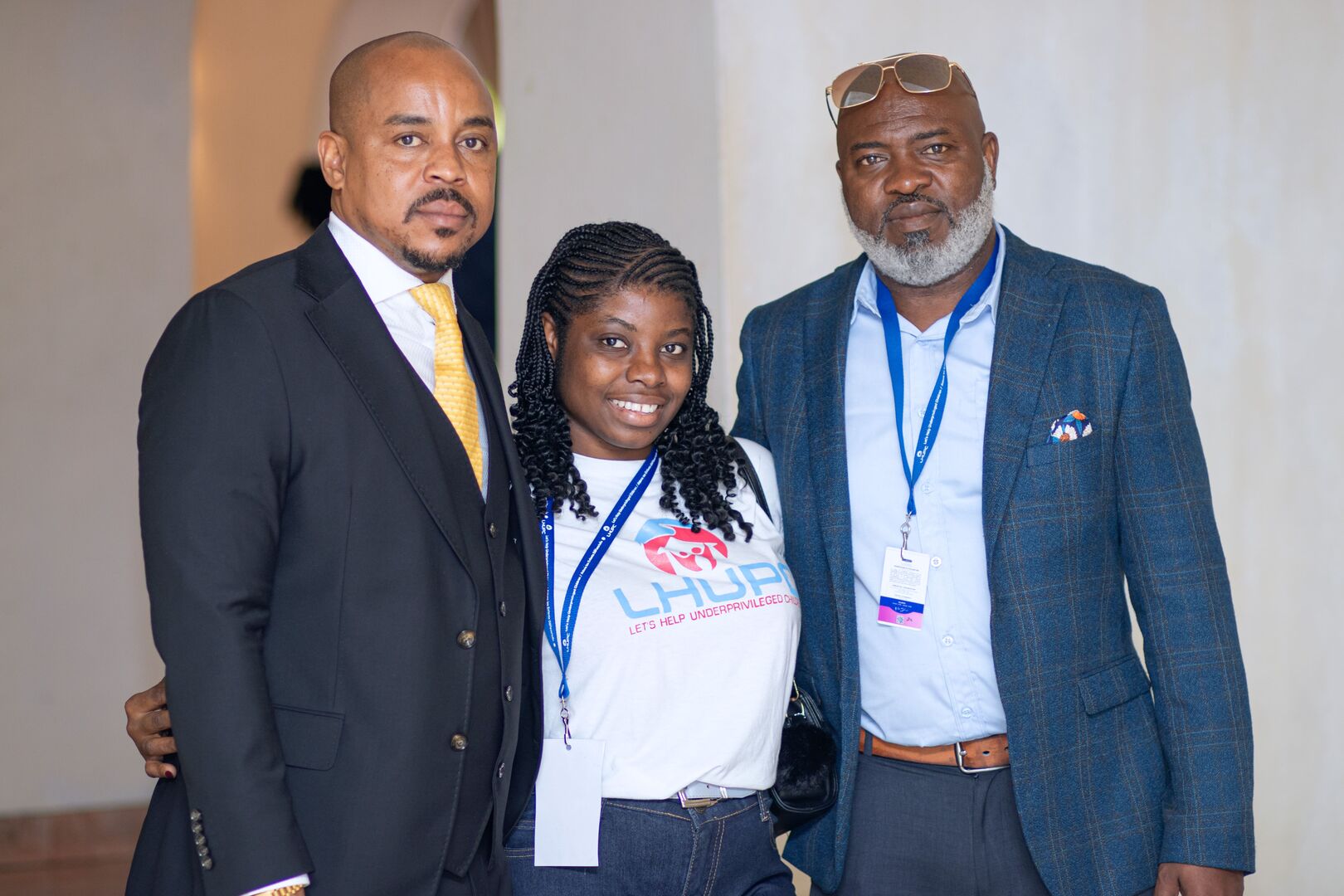 Children in Haiti smiling together in their community